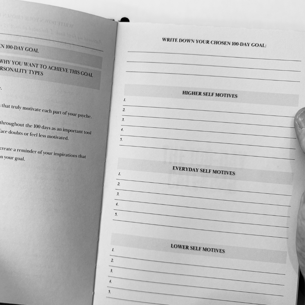 100-Day Goal Daily Planner