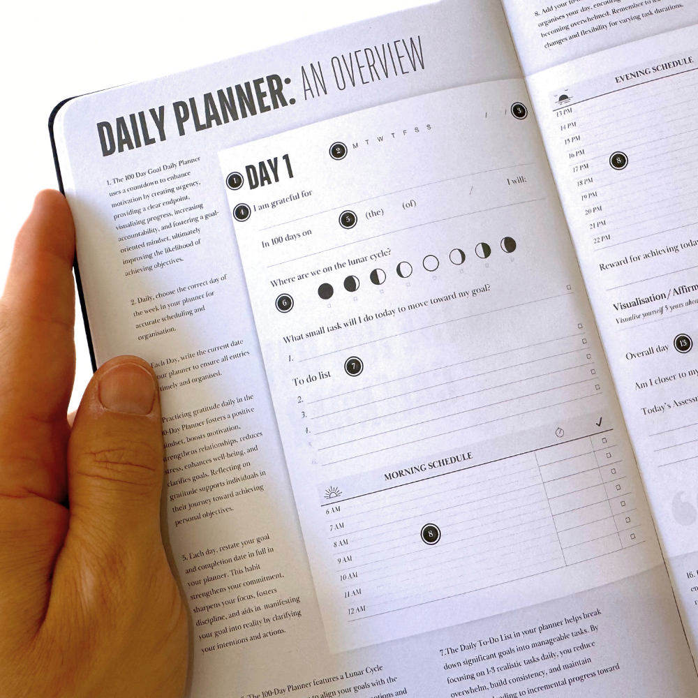 100-Day Goal Daily Planner
